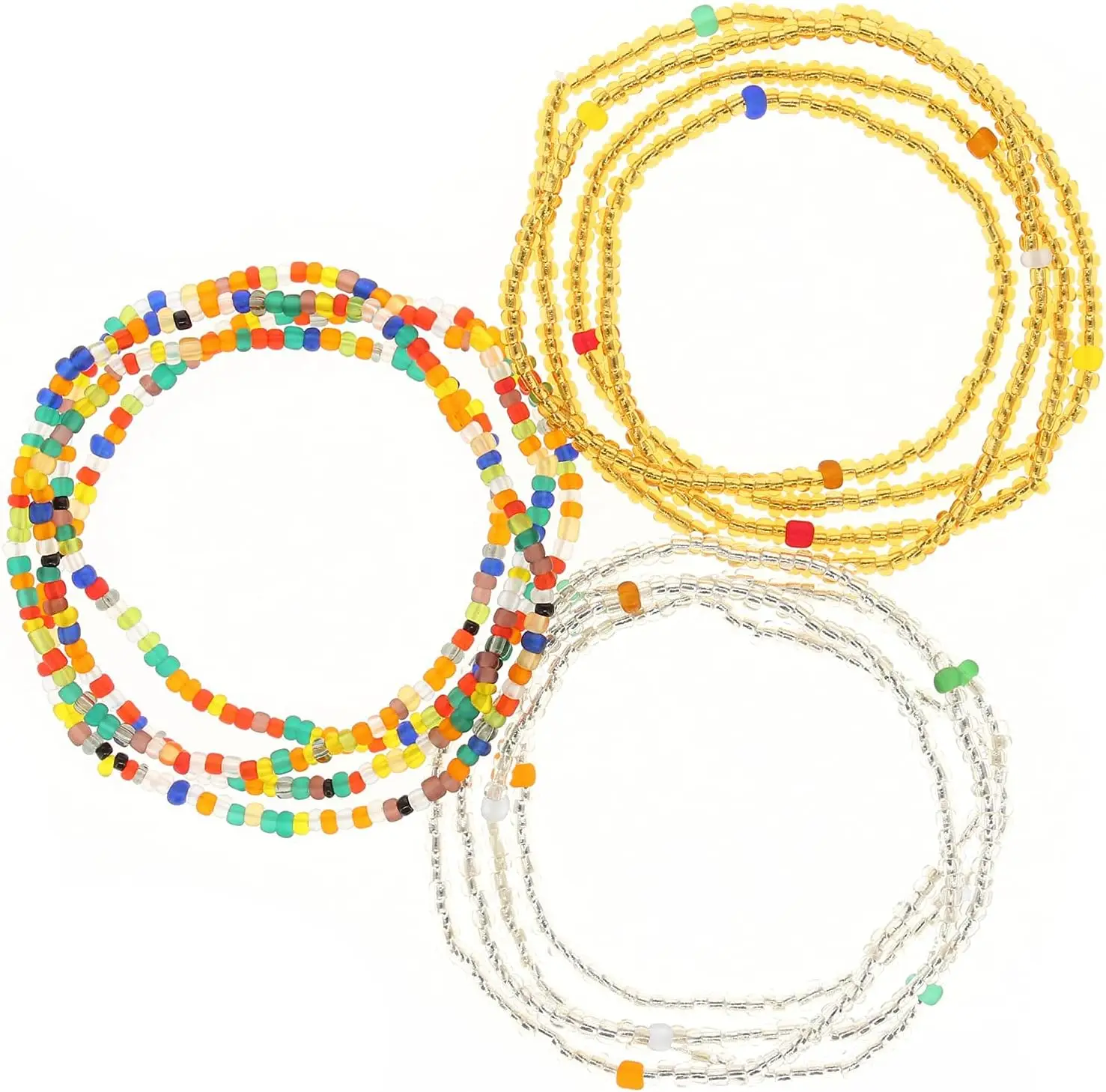 Цепочка для тела с бусинами на талии для женщин