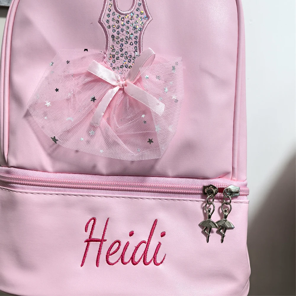 Балетная сумка из искусственной кожи для девочек - Фотография_2