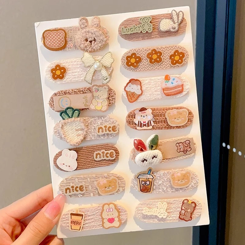 Новая заколка для волос с милым цветочным бантом - Фотография_3