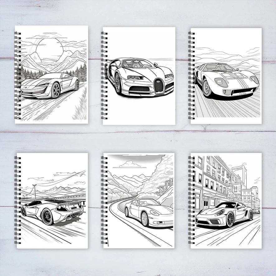 Книжка-раскраска для взрослых racing — 8 - Фотография_5