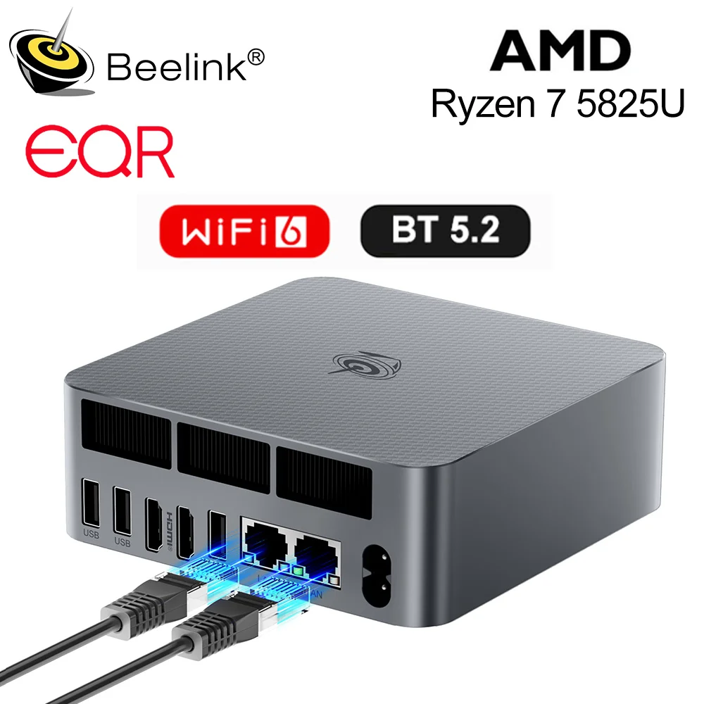 Новый мини-пк beelink eqr5 amd