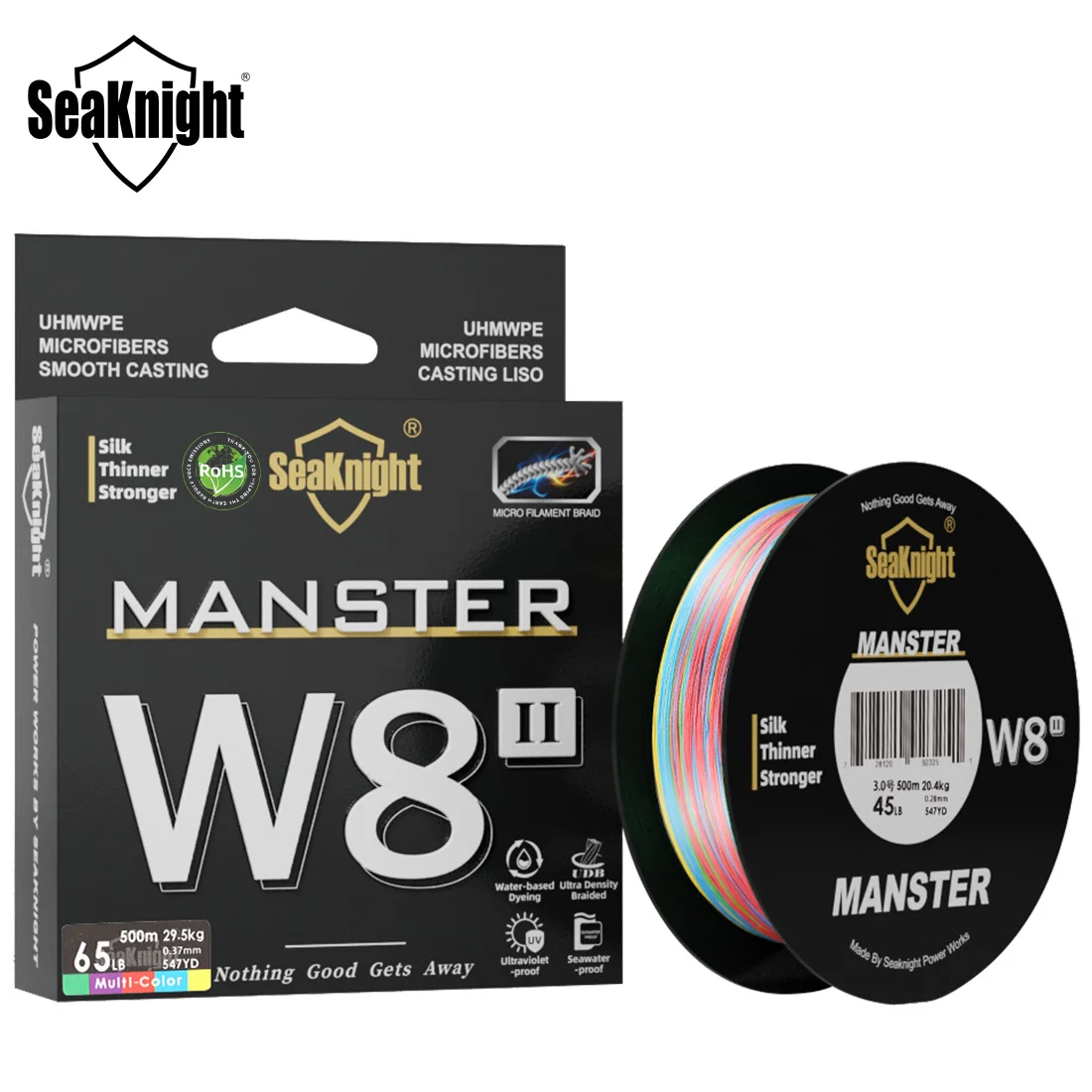Рыболовная леска серии seaknight w8 ii