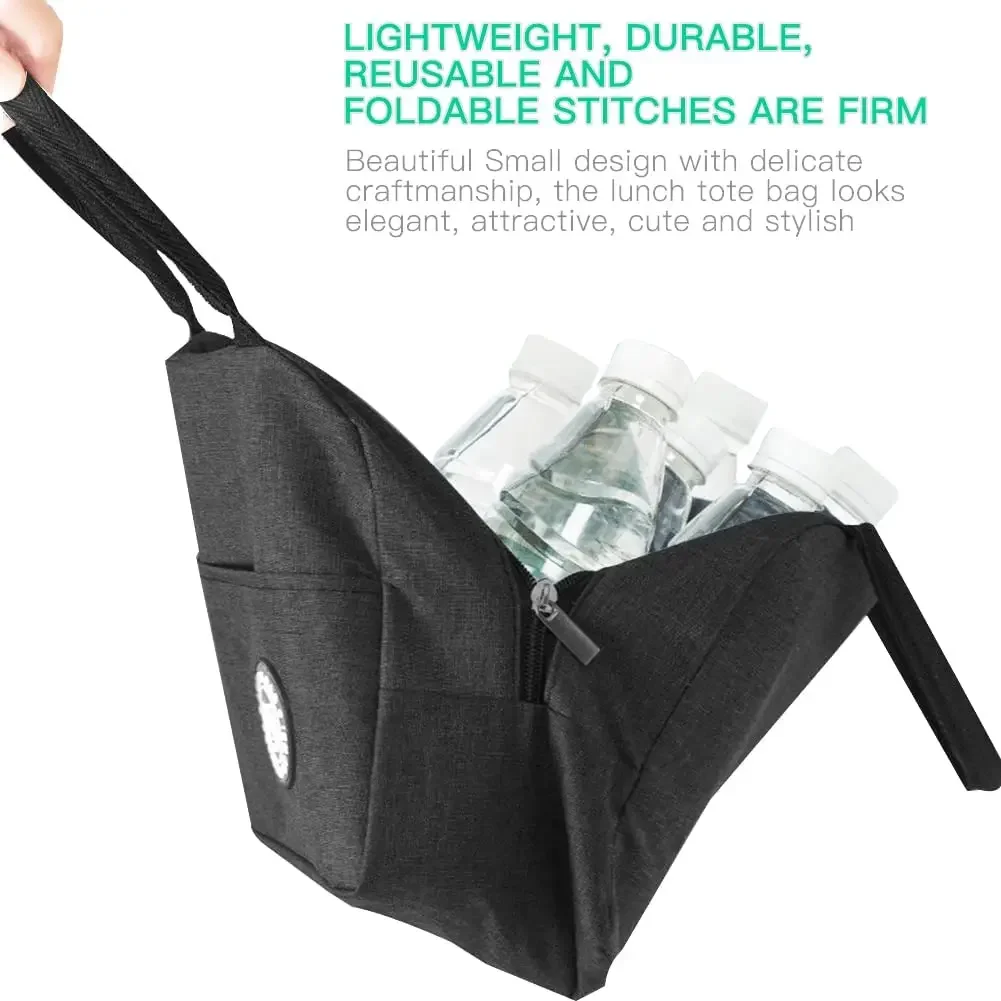 Bear insulated lunch bags canvas - Фотография_6