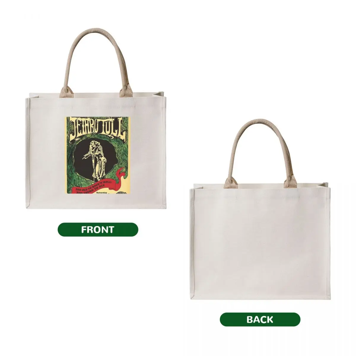 Jethro tull no frame tote bag персонализированная - Фотография_2