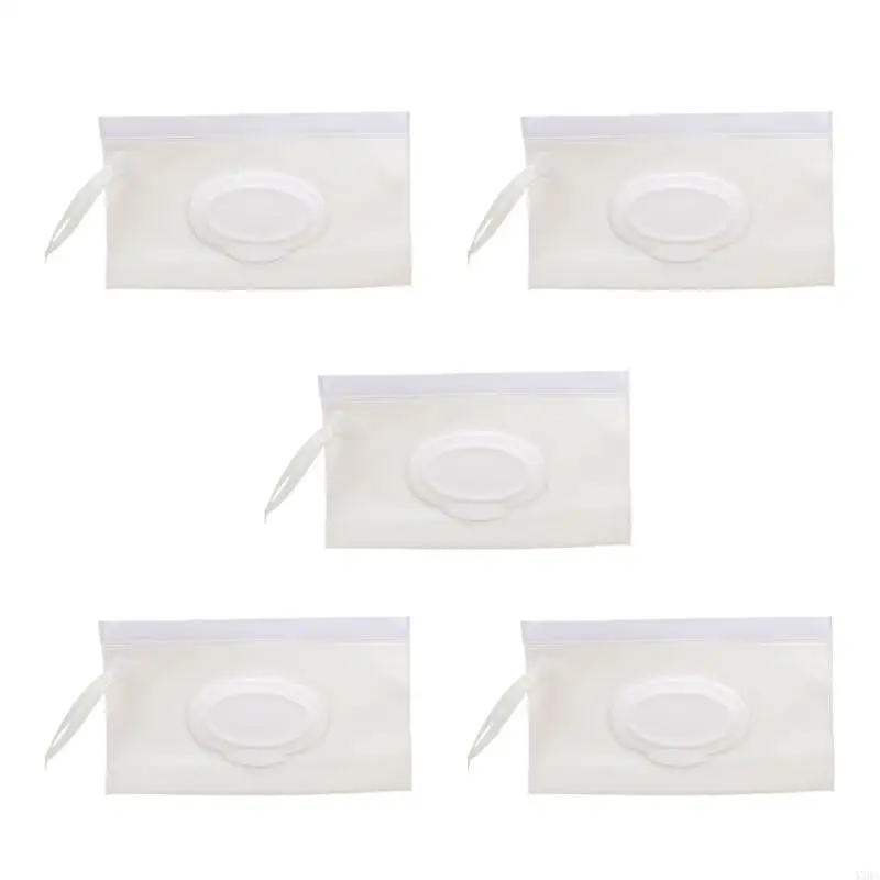 5pcs eva wet wipes bag compact - Фотография_2