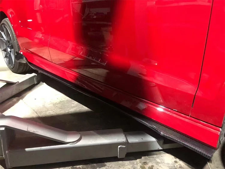 Боковые юбки из углеродного волокна в стиле лезвия mercedes benz - Фотография_5