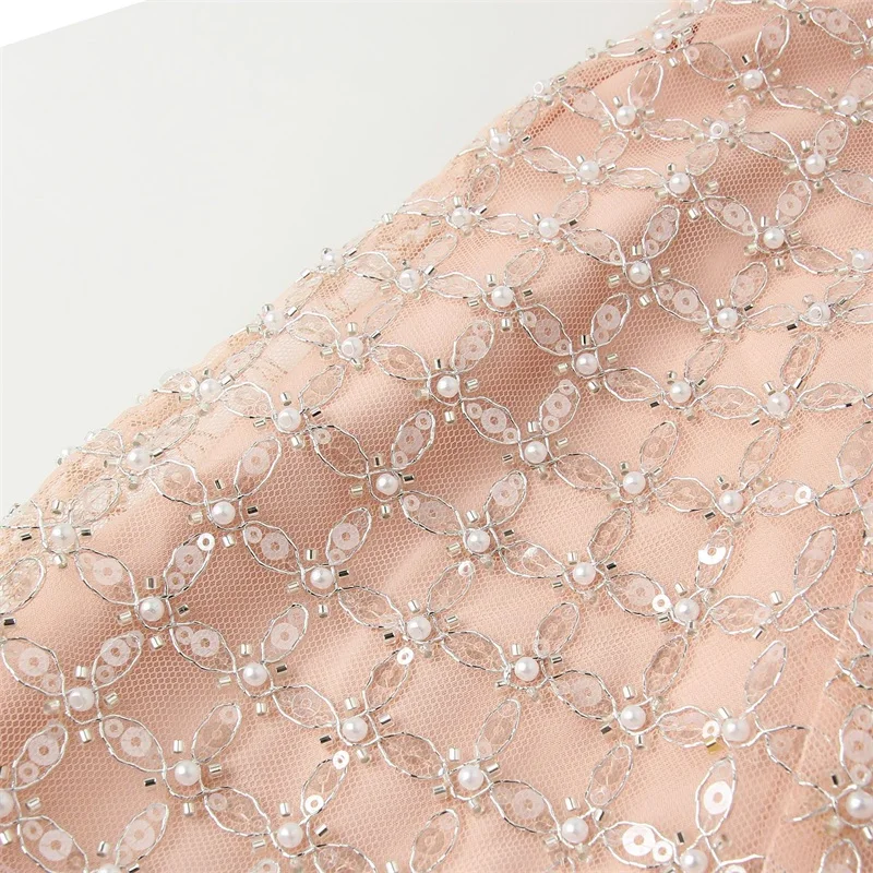 Гламурное розовое мини-платье с бретелькой на шее и пайетками для женщин - Фотография_5