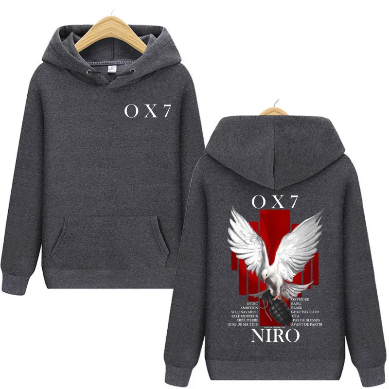 Рэпер niro ox7 album merch толстовка - Фотография_3