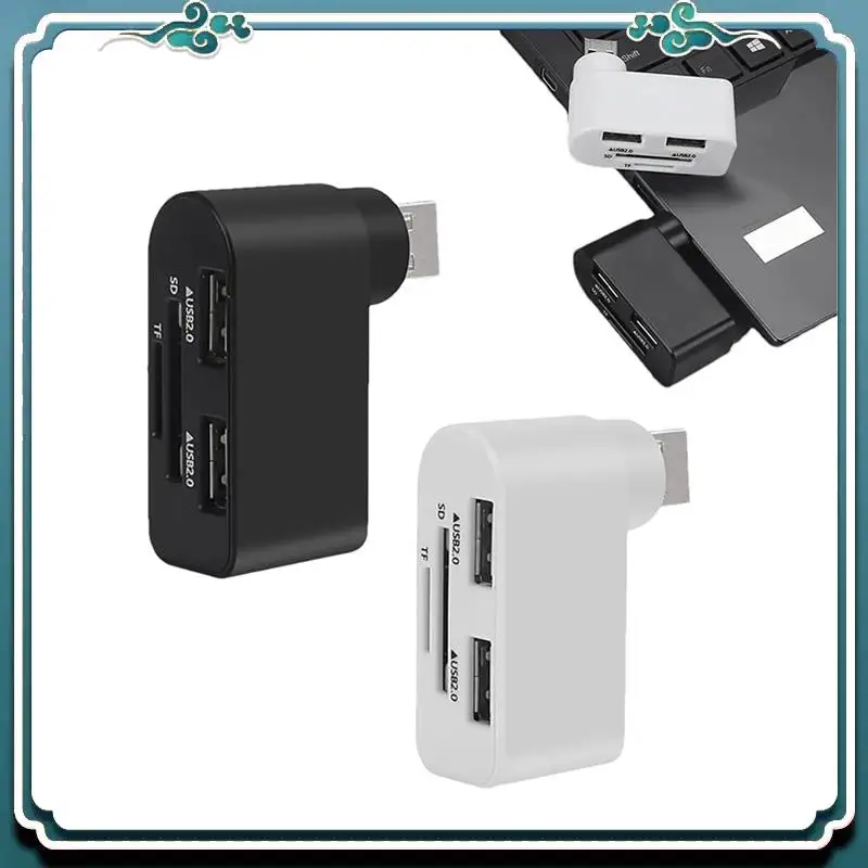 Вращающийся usb-концентратор премиум-класса 4 в 1 - Фотография_4