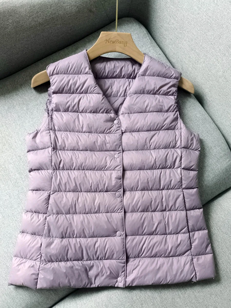 Жилет женский из матовой ткани - Фотография_3