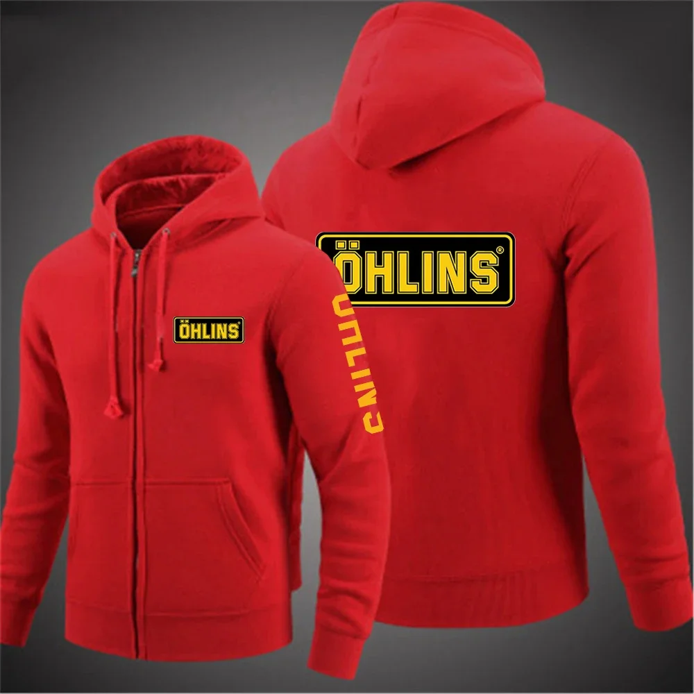 Мужское пальто с принтом ohlins