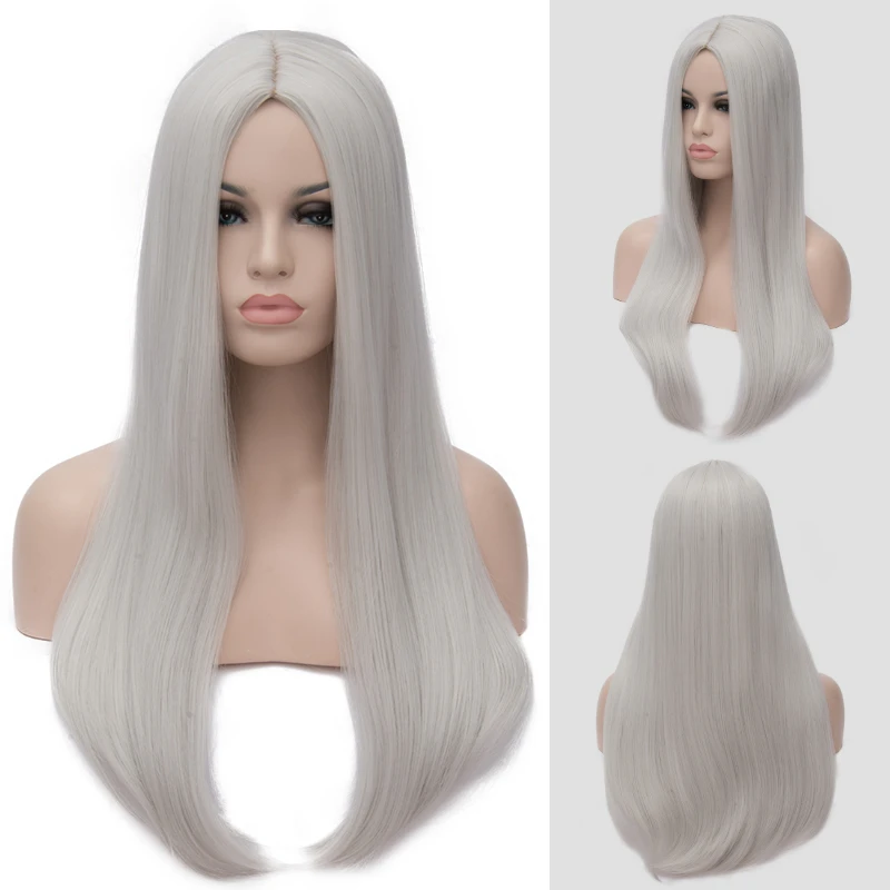 Msiwigs длинные прямые парики синтетический - Фотография_4