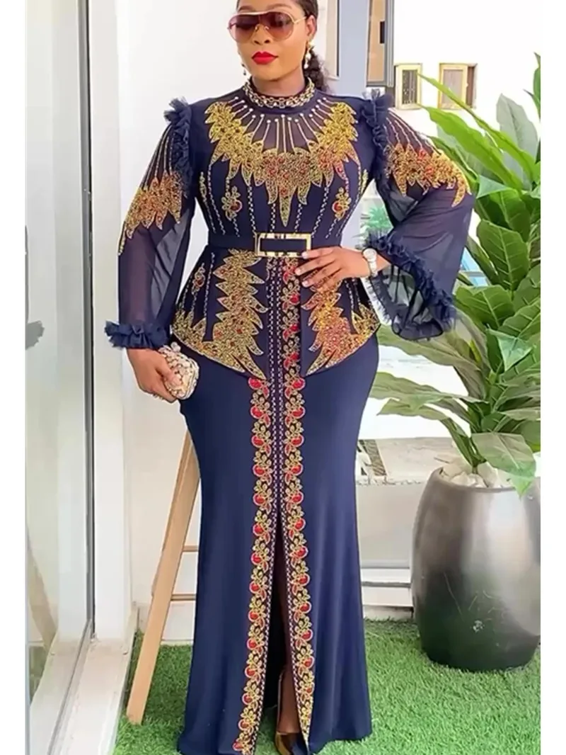 Африканские вечерние платья больших размеров для женщин - Фотография_5