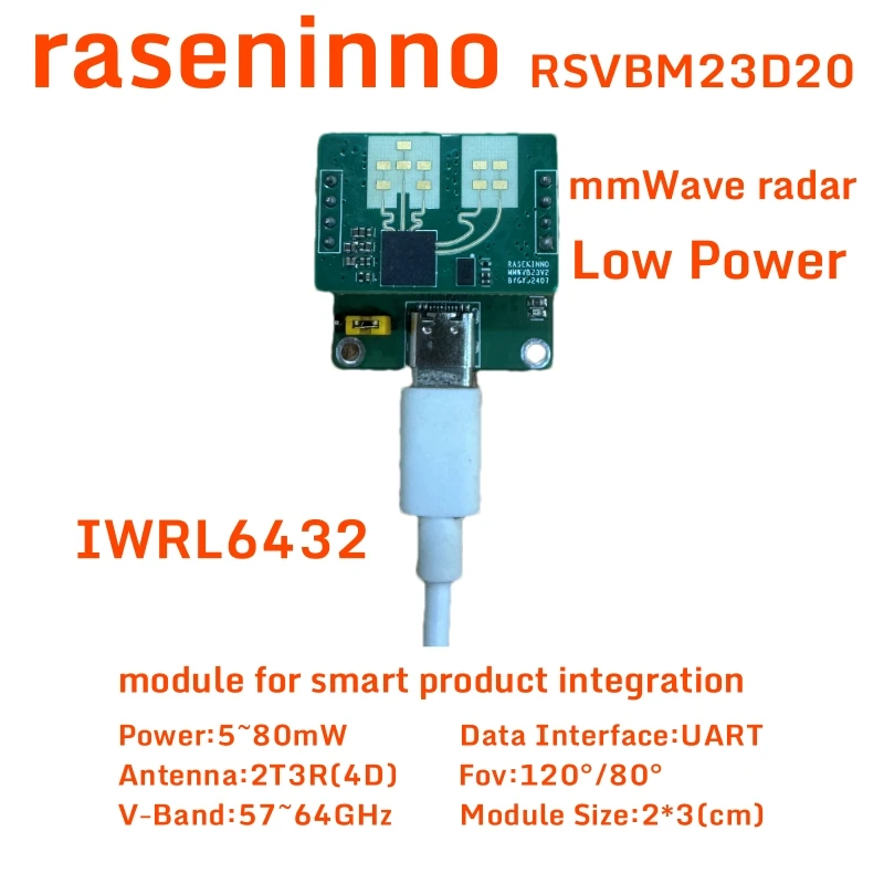 Радиолокационный датчик raseninno mmwave