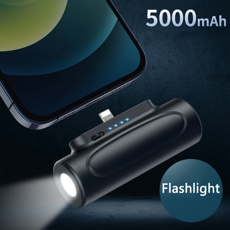 Capsule mini power bank 5000 мач - Фотография_2