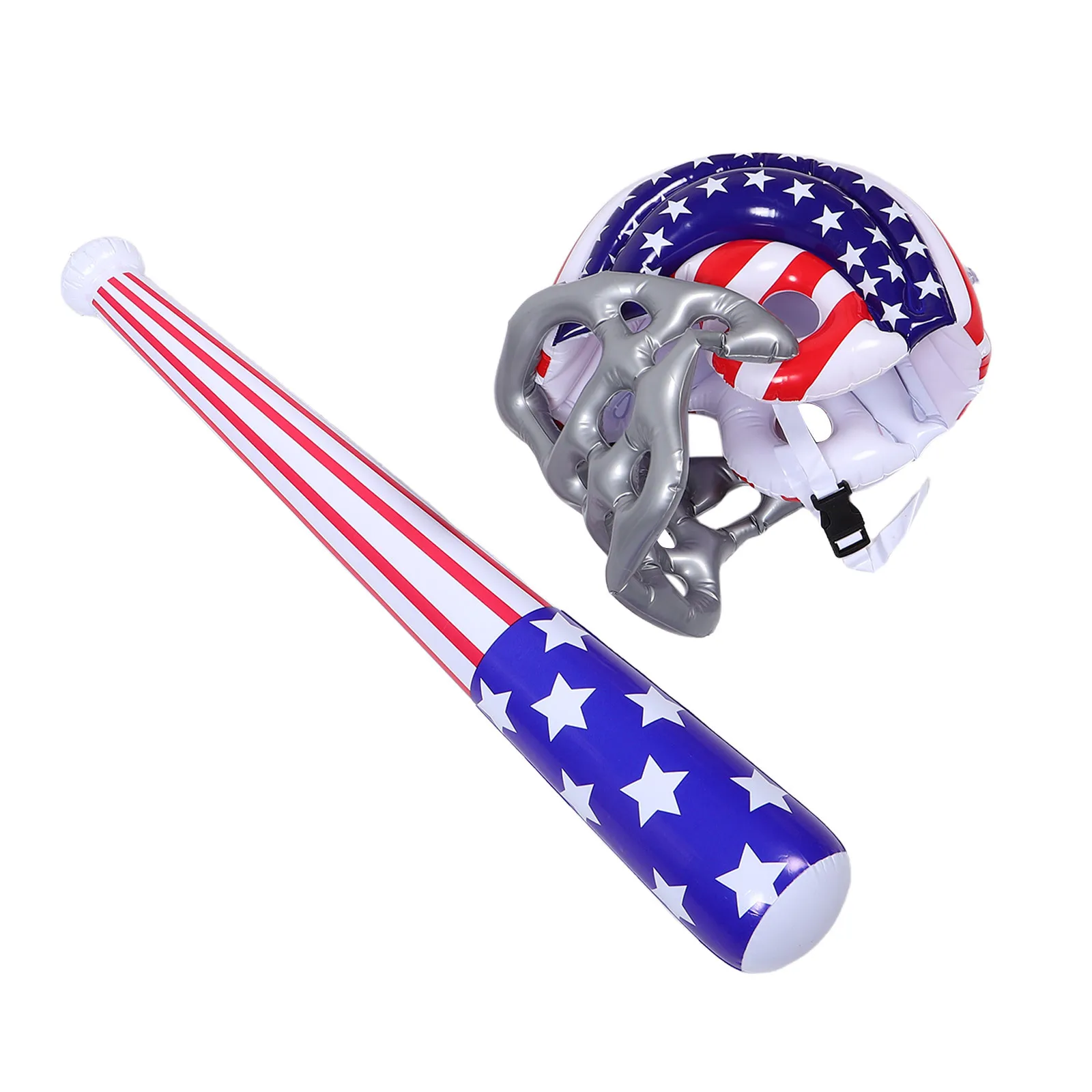 1 комплект, надувная бейсболка с американским флагом