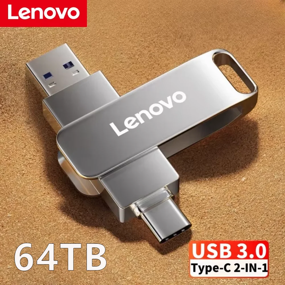 Lenovo 64 тб usb-накопитель type-c 2-в-1 usb 3