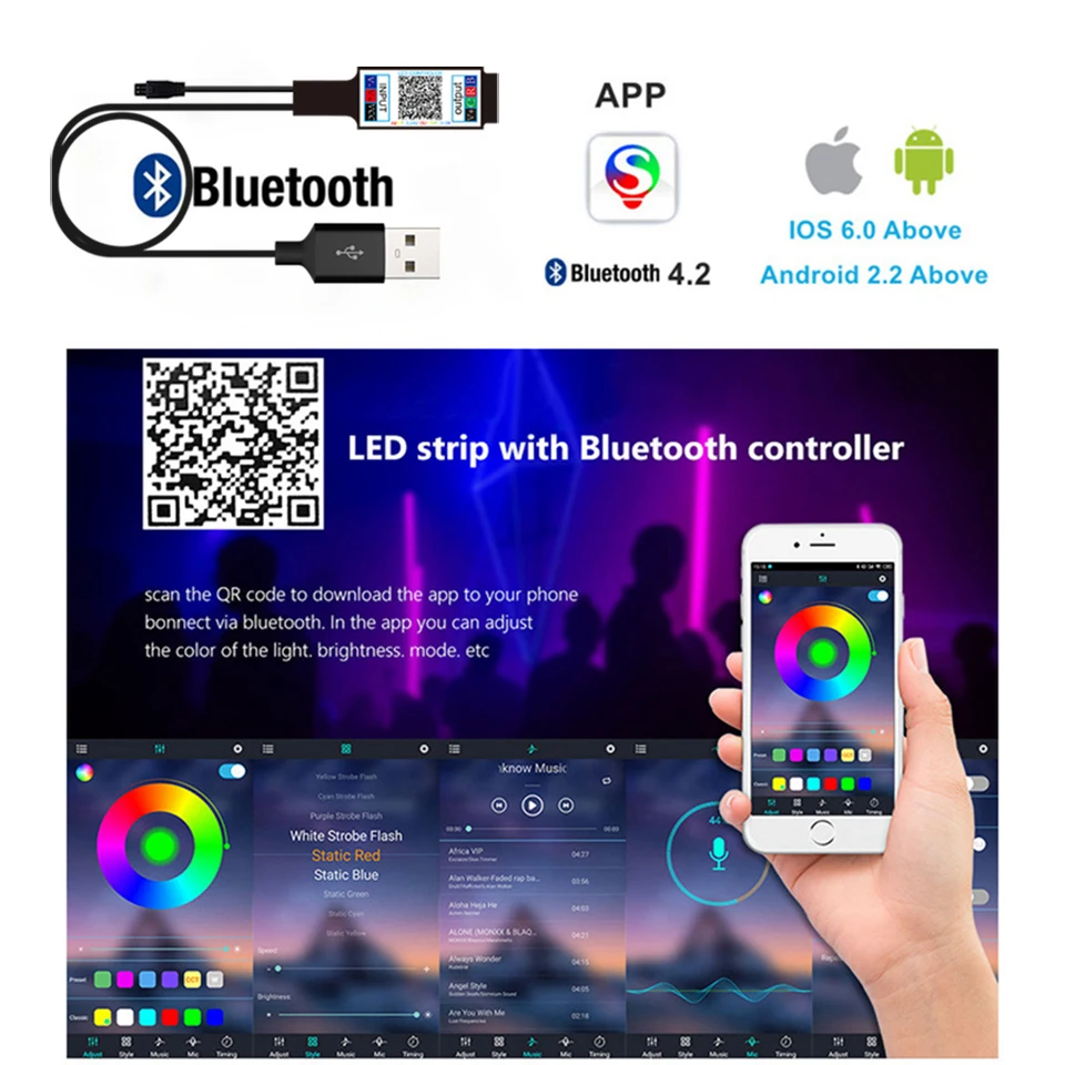 Светодиодная лента 2835 5050 usb - Фотография_5