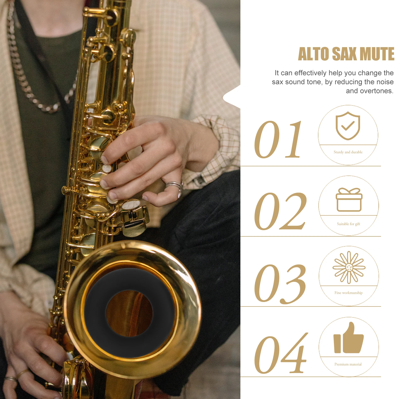 Музыкальные инструменты саксофон - Фотография_4