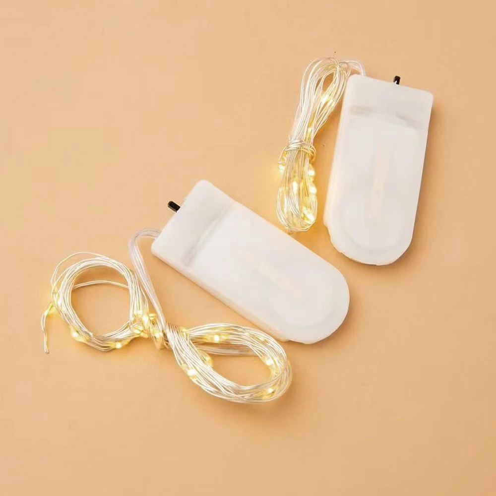 Светодиодная сказочная гирлянда из медного провода