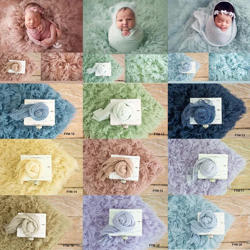 Одеяло для фотосъемки новорожденных 90 см x 150 см