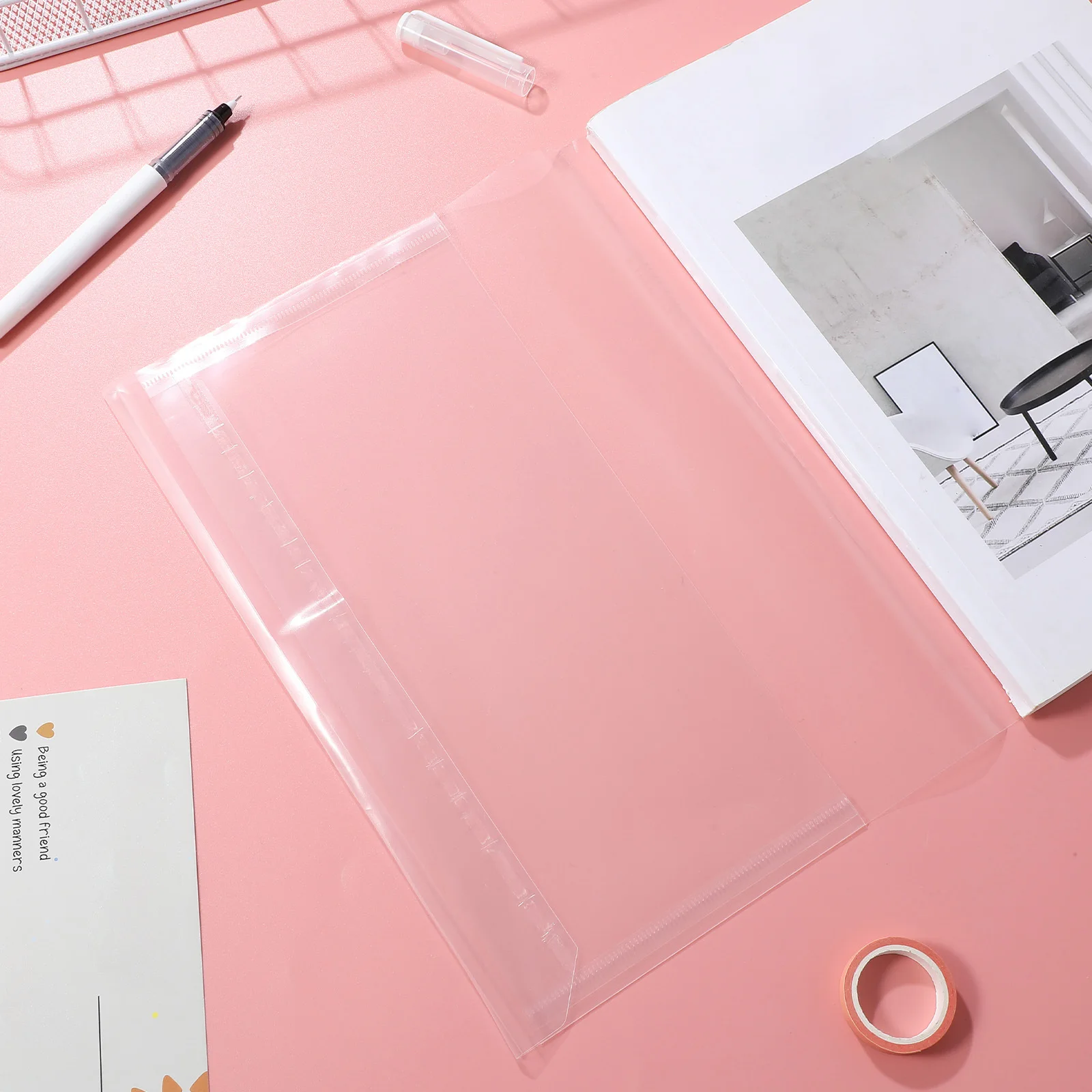 Водонепроницаемые прозрачные обложки для книг для студентов - Фотография_4