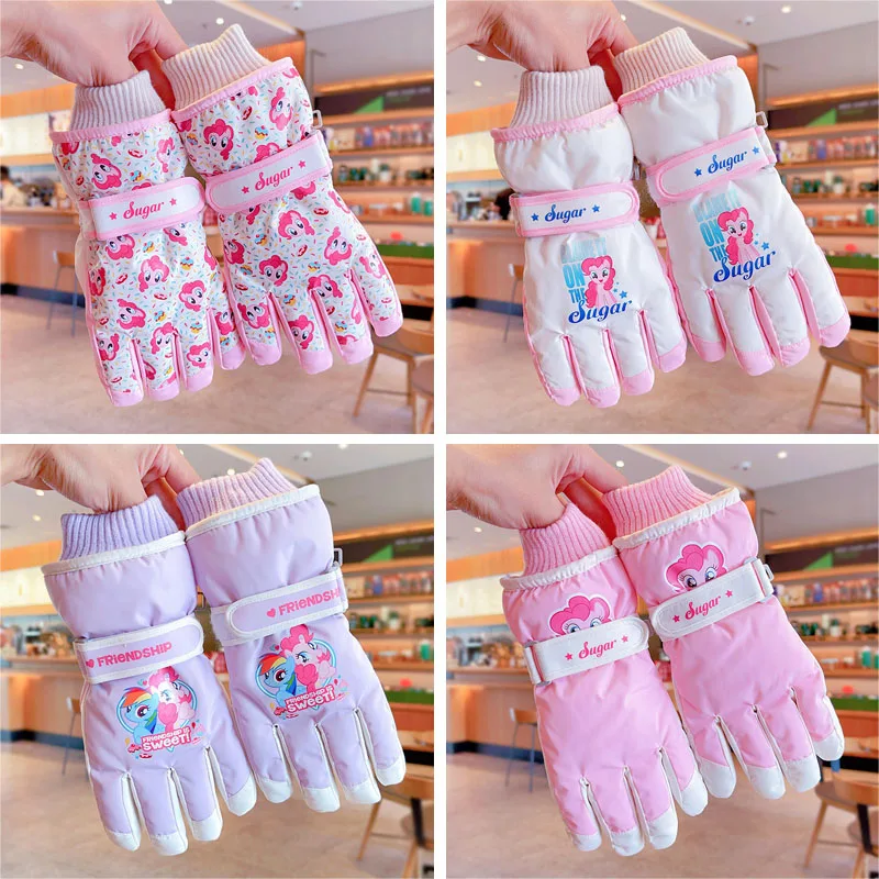 Зимние детские лыжные перчатки для моего пони от 5 до 12 лет