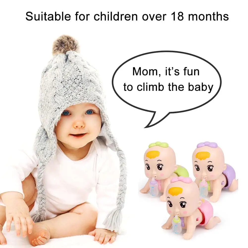 Электрическая пластиковая кукла для ползания - Фотография_2