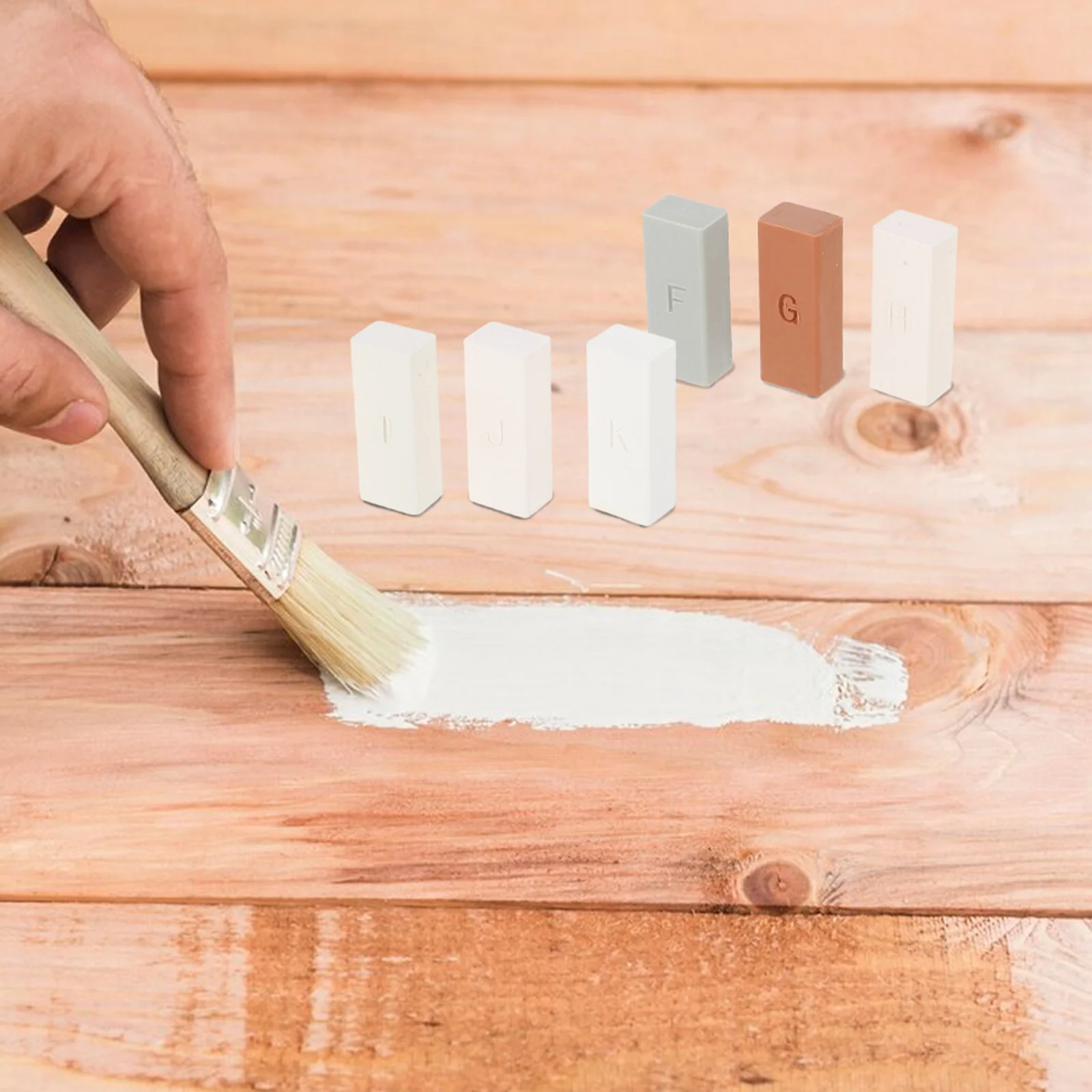 Пластиковый комплект воска для ремонта пола - Фотография_6