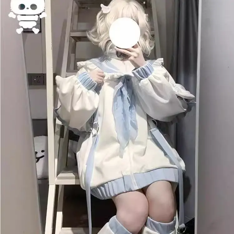 Джемпер в студенческом стиле для девочек - Фотография_2