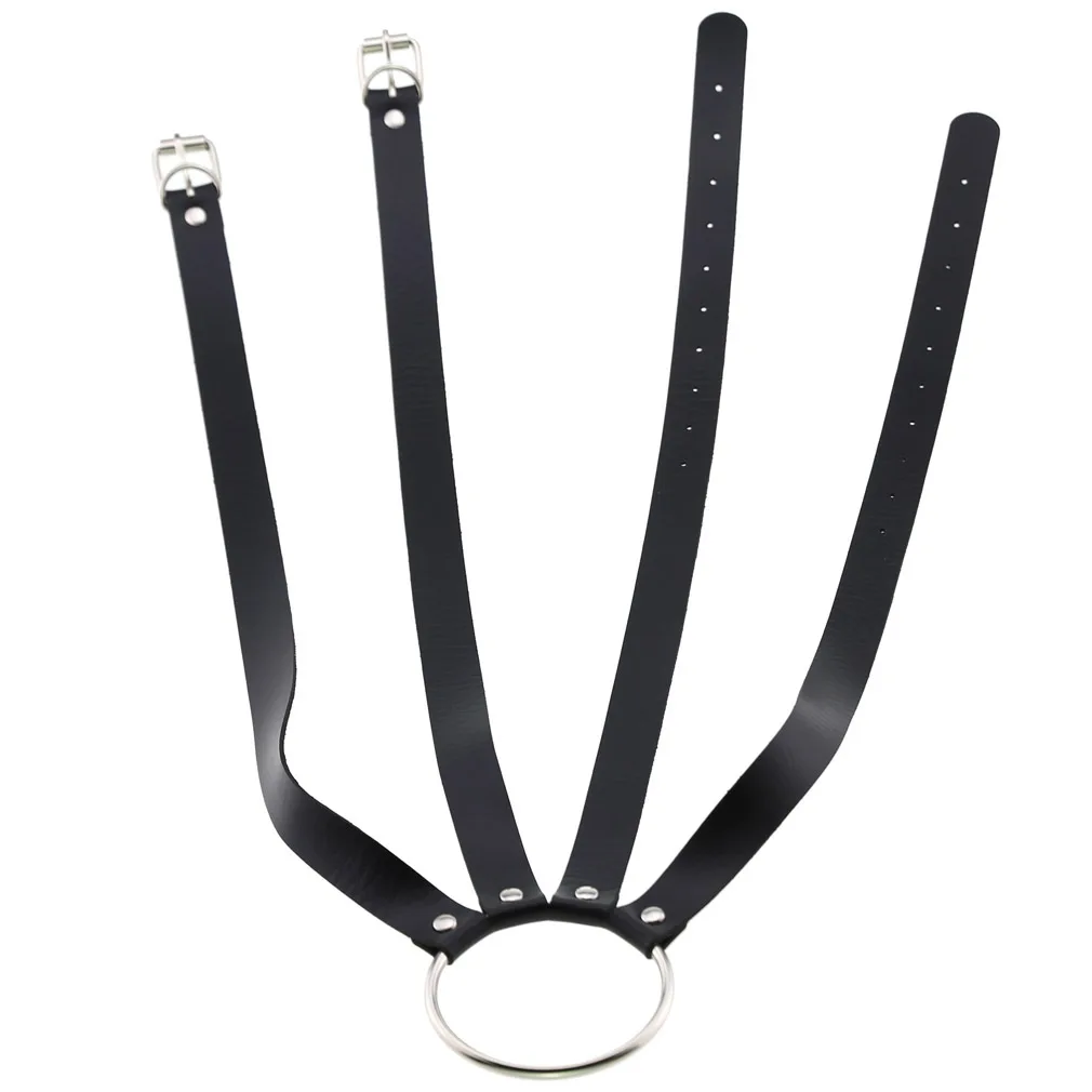 Панк-готический о-образный ремень для тела для мужчин и женщин - Фотография_4