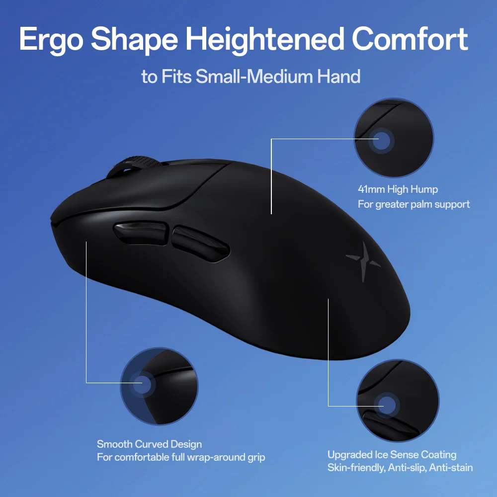 Беспроводная игровая мышь delux m500 - Фотография_2