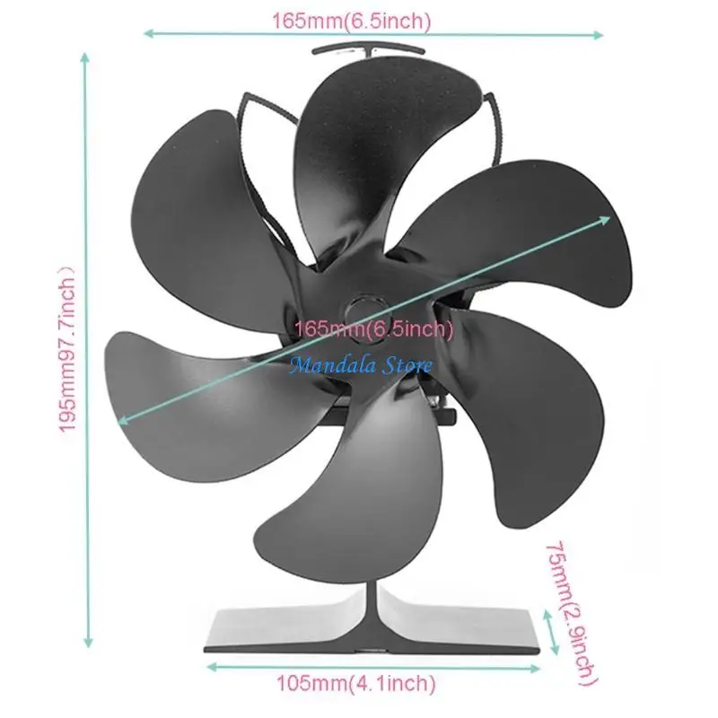 U2jc 6 лопастей, вентилятор для - Фотография_6