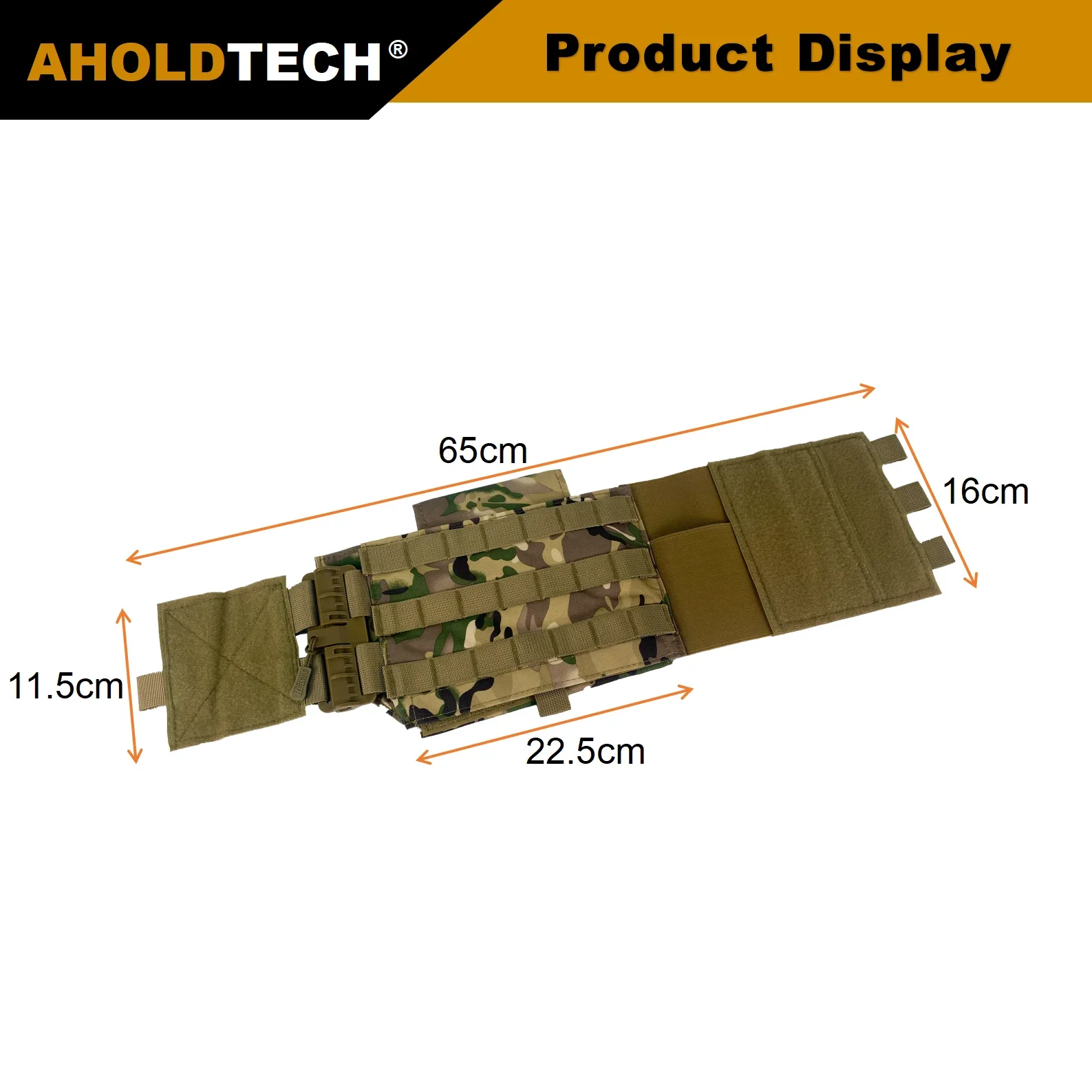 Aholdtech тактический быстросъемный объемный пояс для переноски пластин - Фотография_2