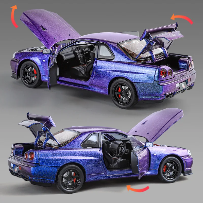 1:24 nissan gtr r34 skylin fast & furious - Фотография_5