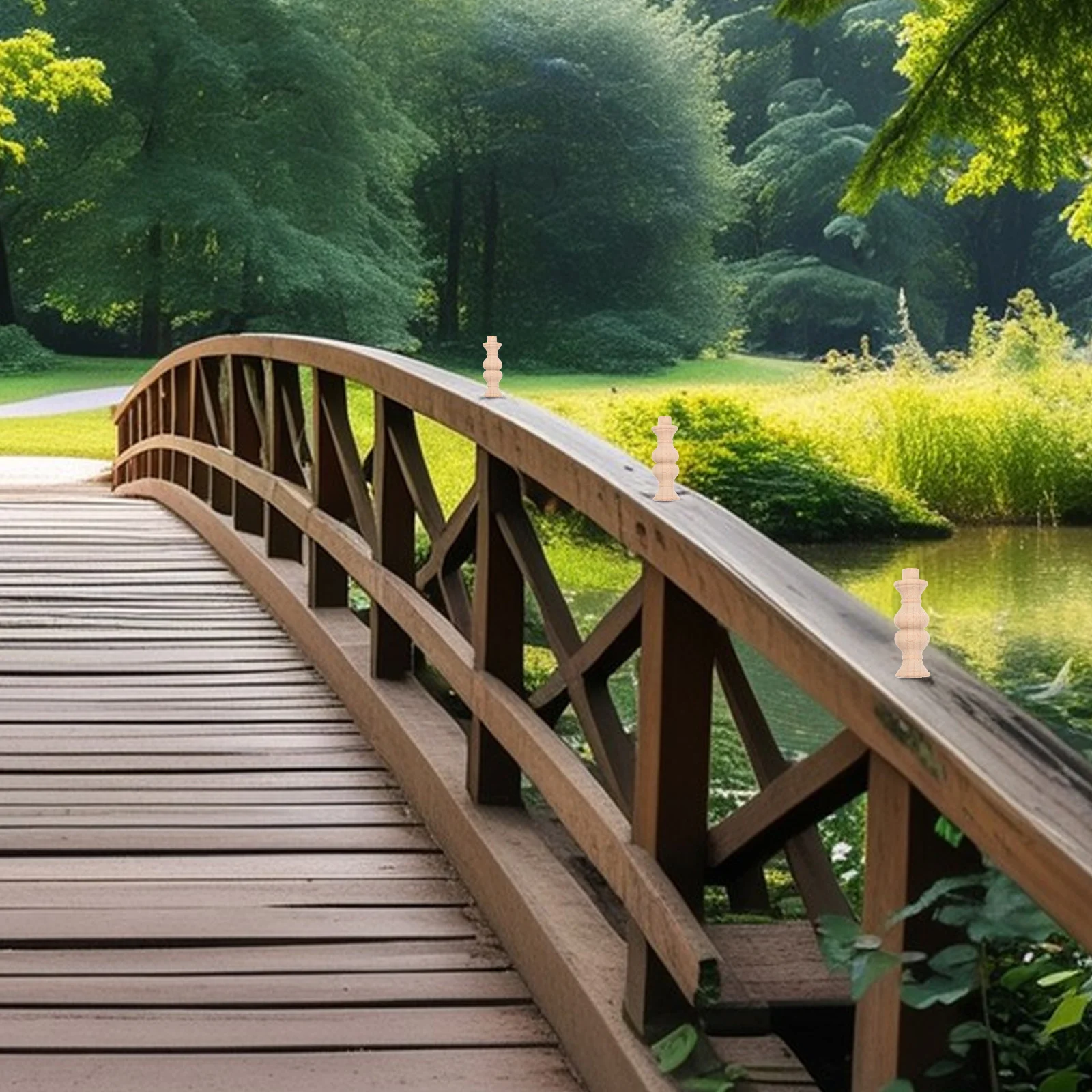 Колонна из цельного дерева - Фотография_3