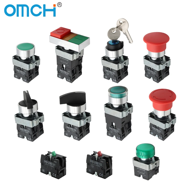 Кнопочный переключатель omch с самовозвратом skb2 - Фотография_3