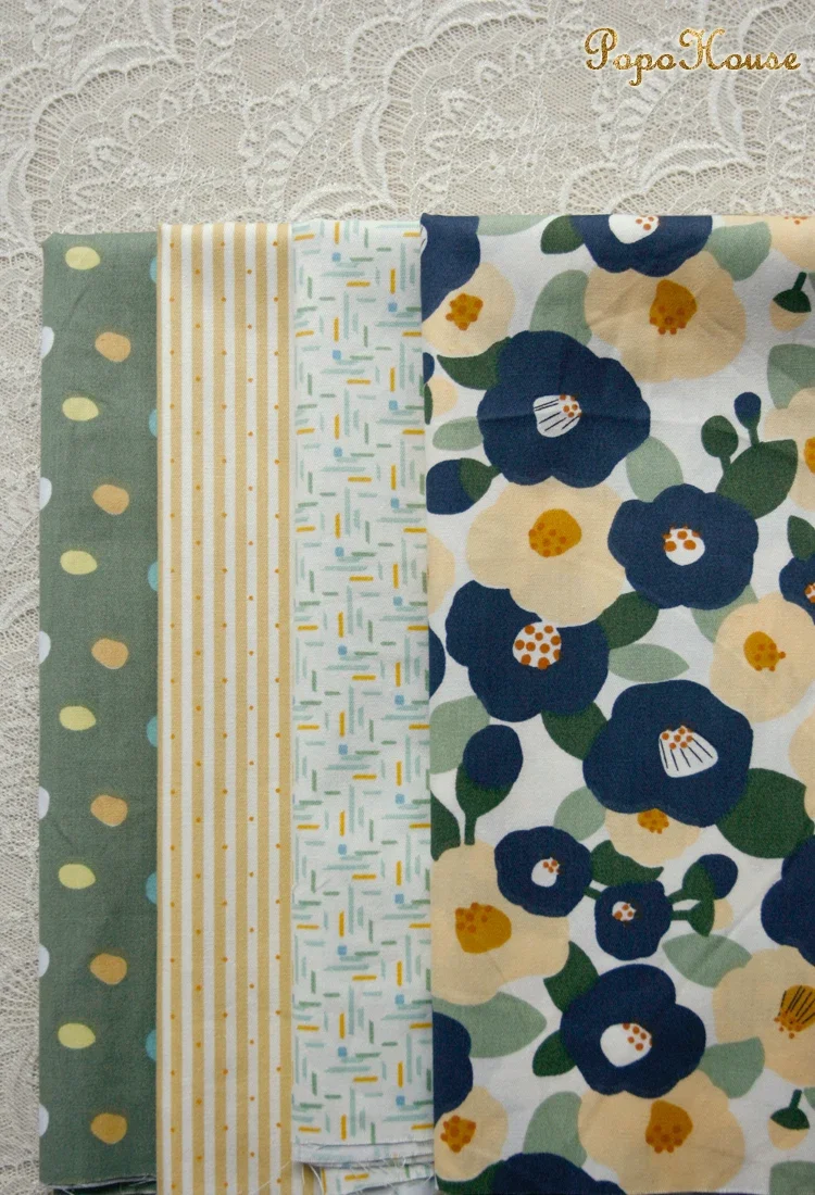 160x50 см весенне-зеленая хлопковая саржевая ткань - Фотография_5