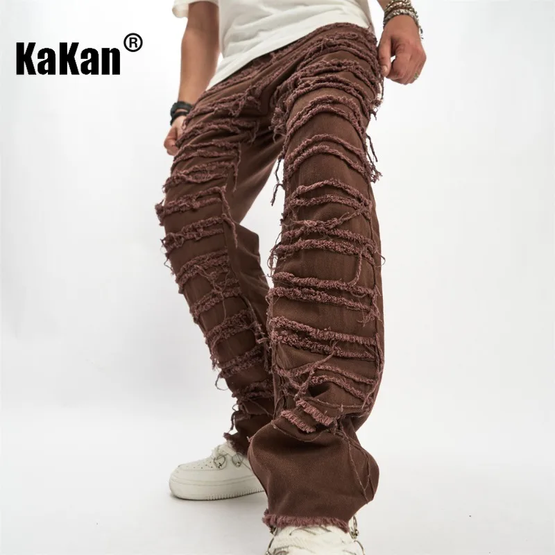 Мужские джинсы в европейском и американском стиле kakan
