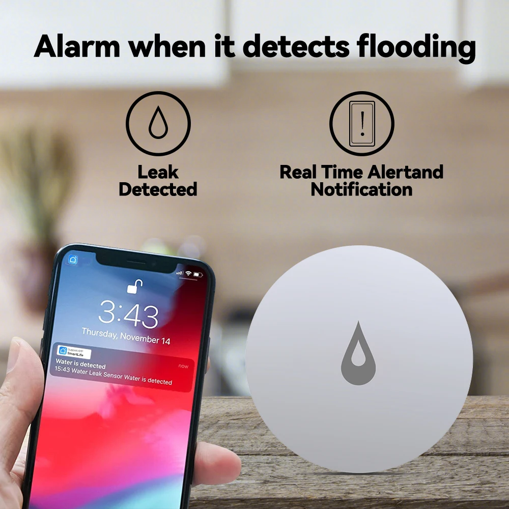 Датчик утечки воды meian zigbee - Фотография_2