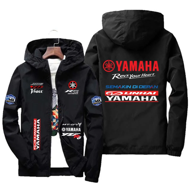 Мужская тонкая ветровка с логотипом yamaha - Фотография_4