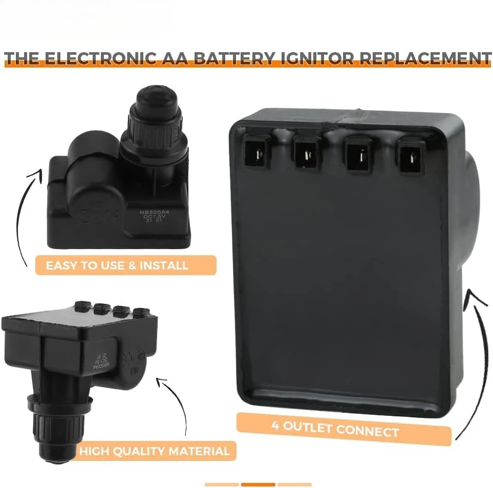 Батарея aa, кнопочный воспламенитель для барбекю с 4 шт. - Фотография_6