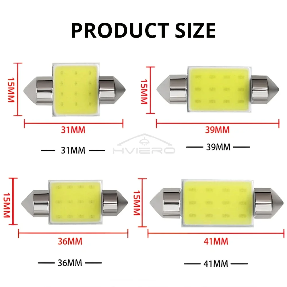 White cob 12led festoon купольные - Фотография_5