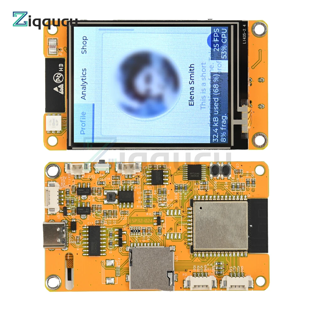 Esp32 2,4-дюймовый емкостный сенсорный
