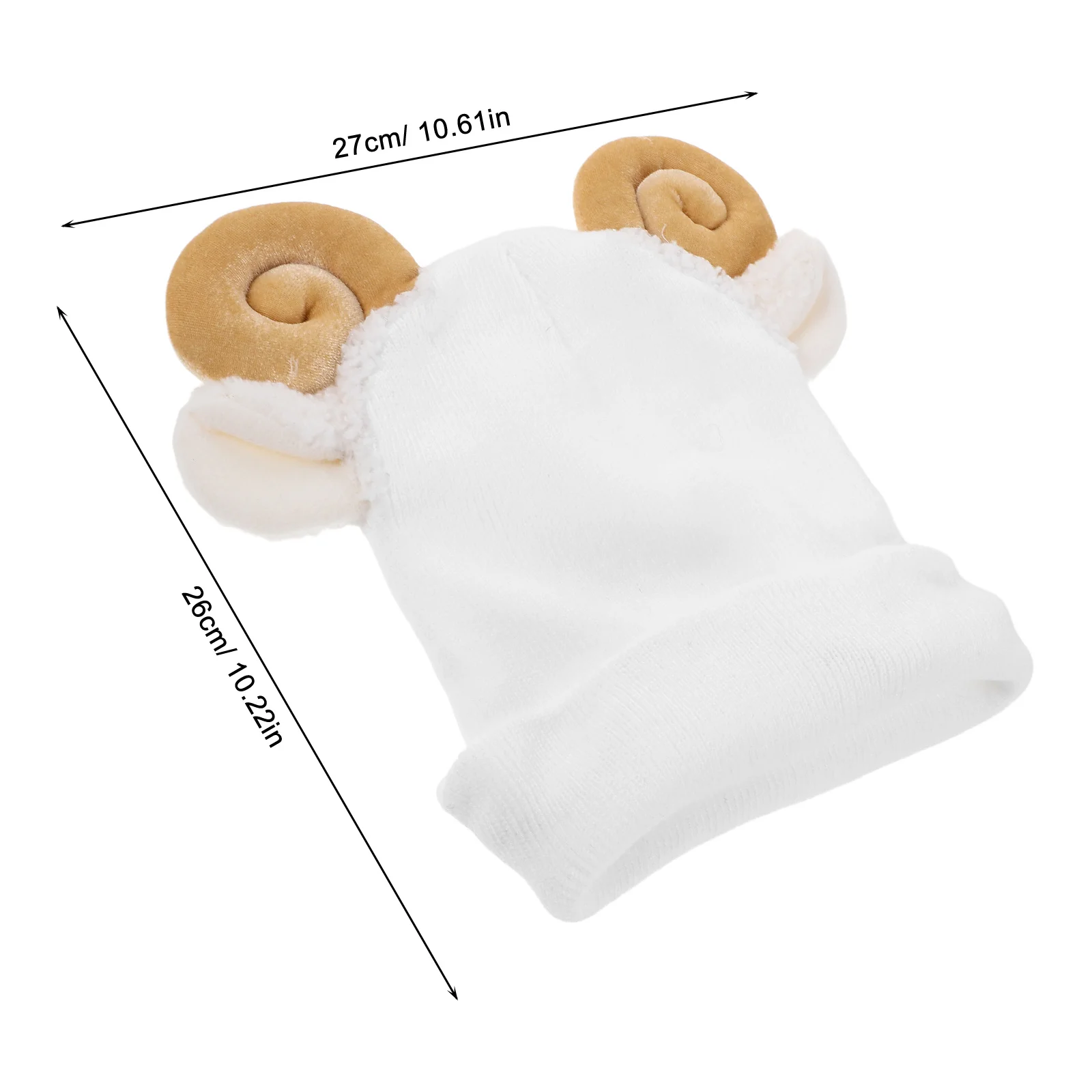 Вязаный лыжный чехол с милым мультяшным рукавом - Фотография_3