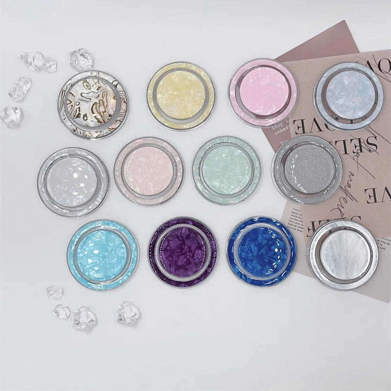 Роскошный блестящий красочный круглый магнитный держатель grip tok griptok - Фотография_2