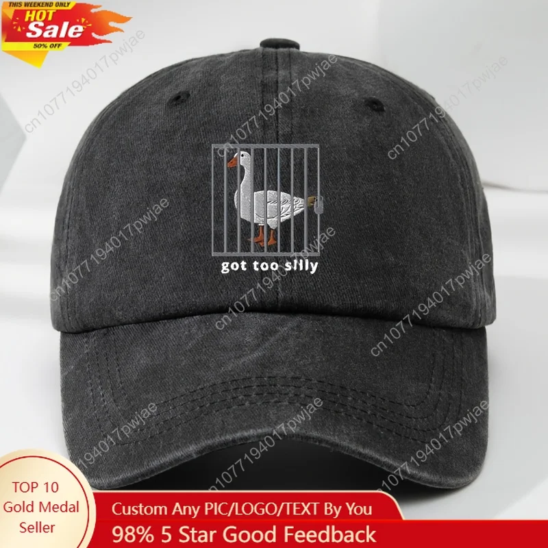 Бейсболка с принтом funky goose in cage