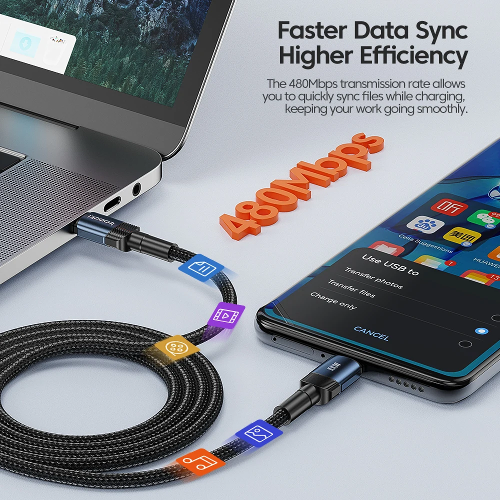 Кабель типа c к usb c pd 3 - Фотография_5