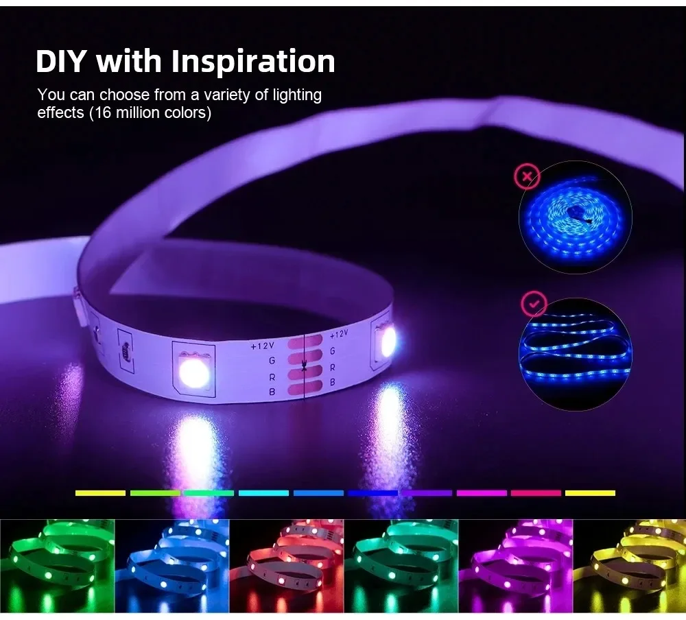 Светодиодная лента bluetooth rgb - Фотография_3