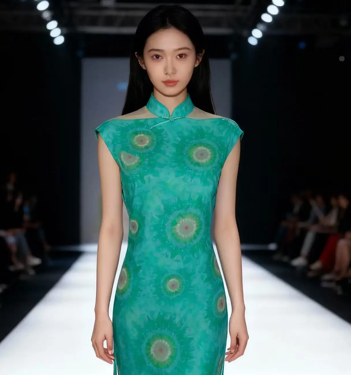 Новая ткань рами с цифровой печатью